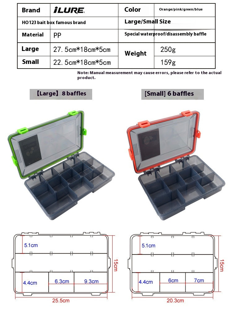 Multifunctional Waterproof Fishing Lure Box