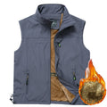 Fleece Padded Outdoor Multi-pocket Vest