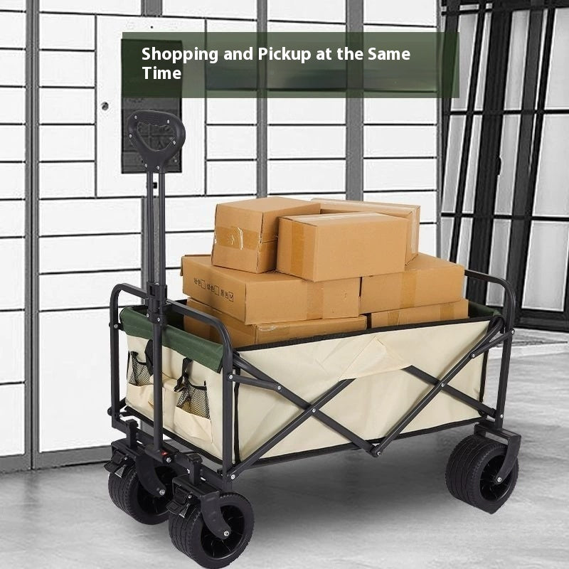 Outdoor Folding Hand Pulled Cart