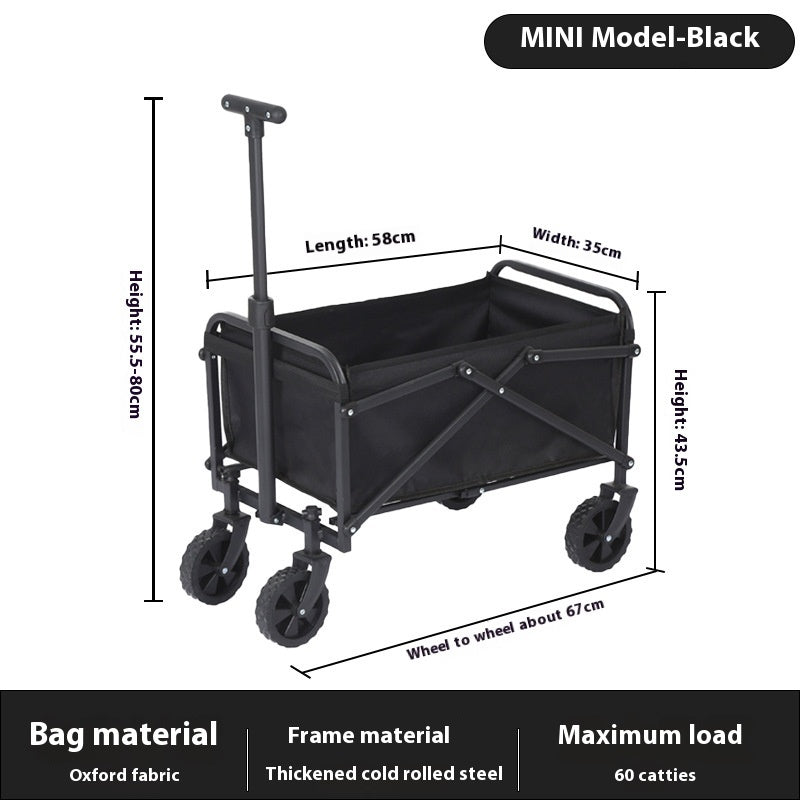 Outdoor Folding Hand Pulled Cart